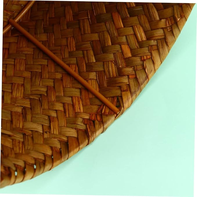 Natural Seagrass Basket Woven Storage Baskets Flower Container Straw Woven Decor Handle Design Home Office Decor