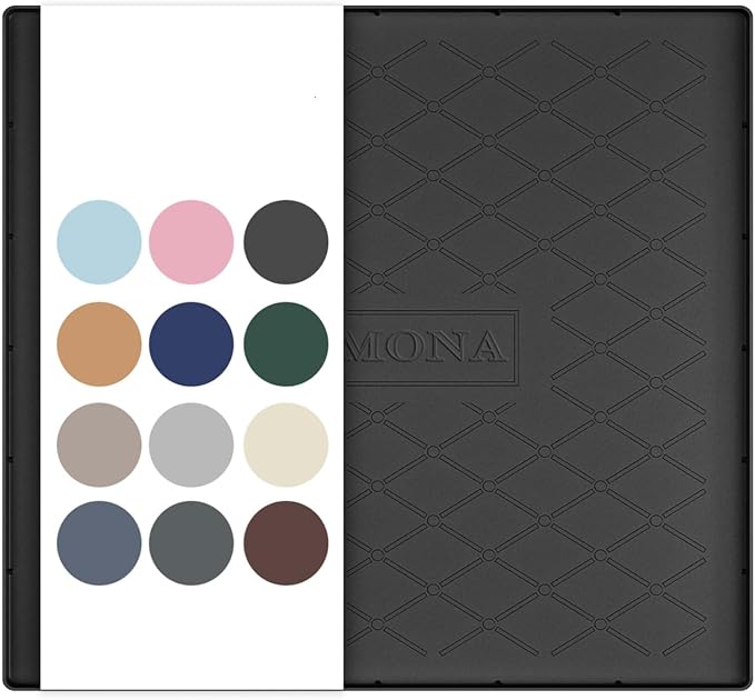 URMONA 22" x 19" Waterproof Silicone Mat in Multiple Sizes & Colors, Under Sink Mat for Kitchen & Bathroom, Pet Food Pad for Dogs & Cats, Kitchen Cabinet Liner, Multi-Purpose for Storage(Black)