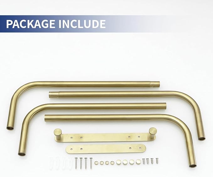 BWE Brushed Gold Towel Racks for Bathroom Wall Mounted for Rolled Towels | Bathroom Towel Rack Storage Stainless Steel Vertical Towel Holder Bathroom Organizer Space Saving for Bedrooms Hotels