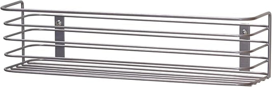 Household Essentials 1226-1 Long Basket Door Mount Cabinet Organizer | Mounts to Solid Cabinet Doors or Walls