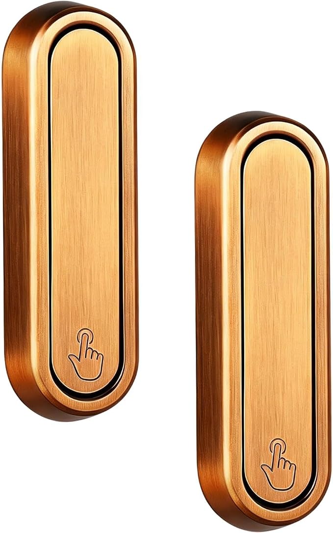2PCS Foldable Wall Hooks, Flip Down Design with 40 lbs Heavy-Duty Capacity, Retractable Wall Hooks for Bathroom, Bedroom & Entryway Space Saving (Bronze)