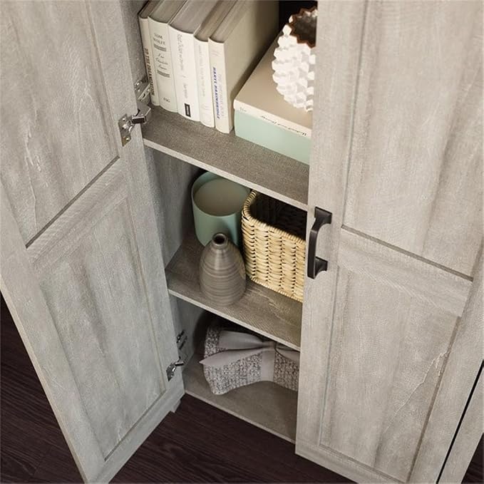 Sauder Miscellaneous Storage, Two-Door Storage Cabinet, in Spring Maple Finish
