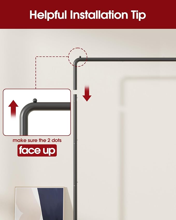 Sakugi Clothes Rack - Clothing Rack with Storage Mesh Shelf & Casters, Heavy-Duty Metal Clothing Rack for Hanging Clothes, Dresses, Coats, Large Load Capacity, Easy Assembly, Black, 44.3"x16.9"x59.0"