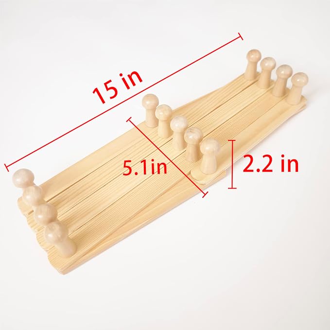 AMAPON Accordion Wall Hanger Expandable Coat Hat Rack13 Peg Hook Mug Cap | Hang Hats Jackets Coffee Mug Purses Necklaces Towels Cap Leash Scarves Data Line Kitchenware