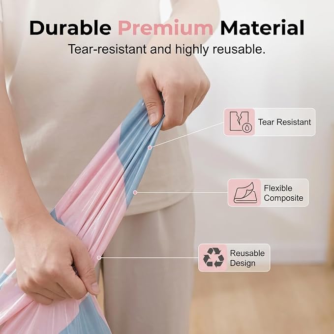 No-Pump Vacuum Storage Bags, Upgraded 3D Vacuum Storage Bags, Portable Large Clothes Compression Bags for Household Use, Convenient Cube Storage Bag for Clothes, Comforters, Blankets (3, 31.5*39.4in)