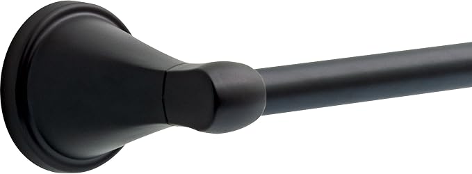 Delta Faucet Becker (1-Pack) 24" Bathroom Towel Rack/Bar, Matte Black, Wall Mounted BCK24-MB