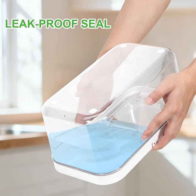 12 Lbs Rice Flour Sugar Storage Containers Dry Food Holder with Flip-up Lid | Airtight 6.5 Qt Crystal-Clear BPA Free Plastic Pet Dog Food Storage Container Bin for Kitchen Pantry Organization