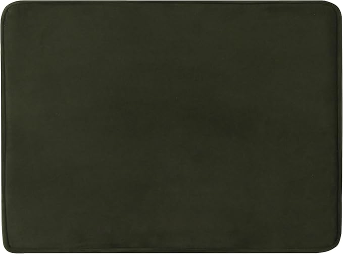 Spatial Order 24" Dinah Collection Storage Ottoman - Loden Green Velvet