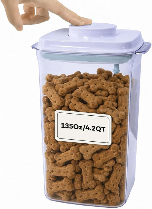 Bop Top Airtight Food Storage Containers | Pop-Top Lid | 16.5 Cups / 135 Oz | kitchen canister set, for flour, sugar, snacks, pasta, baking