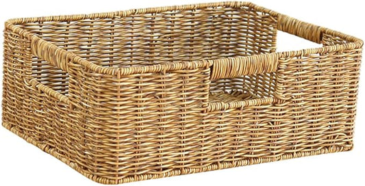 Alipis Material Woven Storage Basket Decorative Desktop Basket for Sundries Boho Style