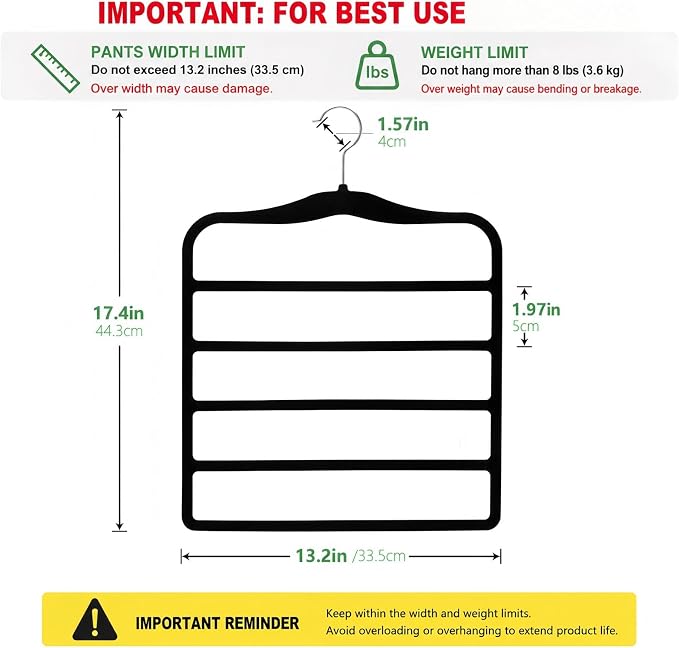 Closet Organizers and Storage,3 Pack Organization and Storage Pants-Hangers-Space-Saving,Velvet Hanger for Dorm Room for College Students Girls Boys Guys Hanging Jean Scarf