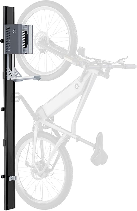 monTEK Automatic Lift Bike Rack Up to 71LBS, BG | Heavy-Duty Vertical Wall Bike Rack,Fits 24-29" Tires,Effortless Lifting,Easy Install,Space-Saving Storage for Garage Shed