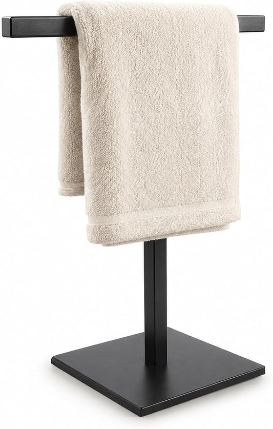 Bathroom Hand Towel Holder Stand，T-Shape Hand Towel Holder Stand SUS304 Stainless Steel for Bathroom，Kitchen or Vanity Countertop