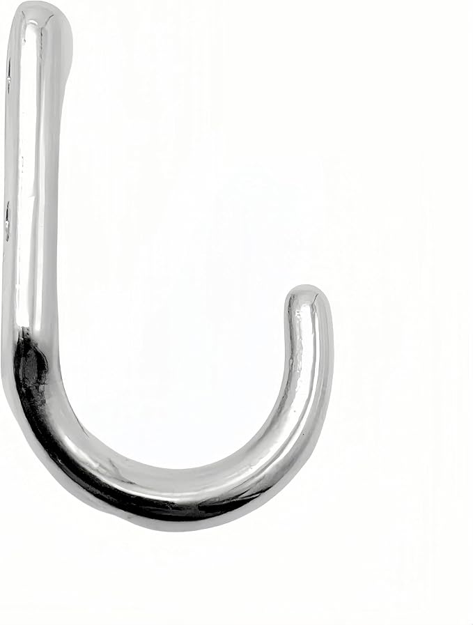 Heavy Duty Stainless Steel 316 Wall Hooks, Marine Grade Wall Hanger Key Hook Wall Mounted Coat Hook Hanging Garage Hook Storage Hooks Screw Utility Hooks (6Pack)