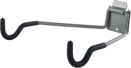 Bike Wall Mount - EVA Foam Padded Bicycle Hooks with 50lb Capacity - Flip-Up Garage Bicycle Rack for Mountain, Road, and Kids Bikes by Rad Sportz