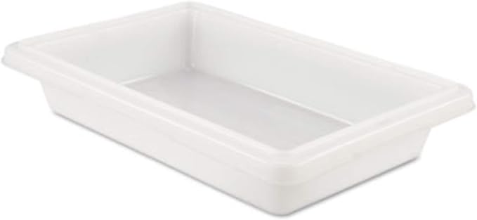 Rubbermaid Commercial Products Food Storage Box, 2 Gallon Capacity, White, for Restaurant/Kitchen/Cafeteria