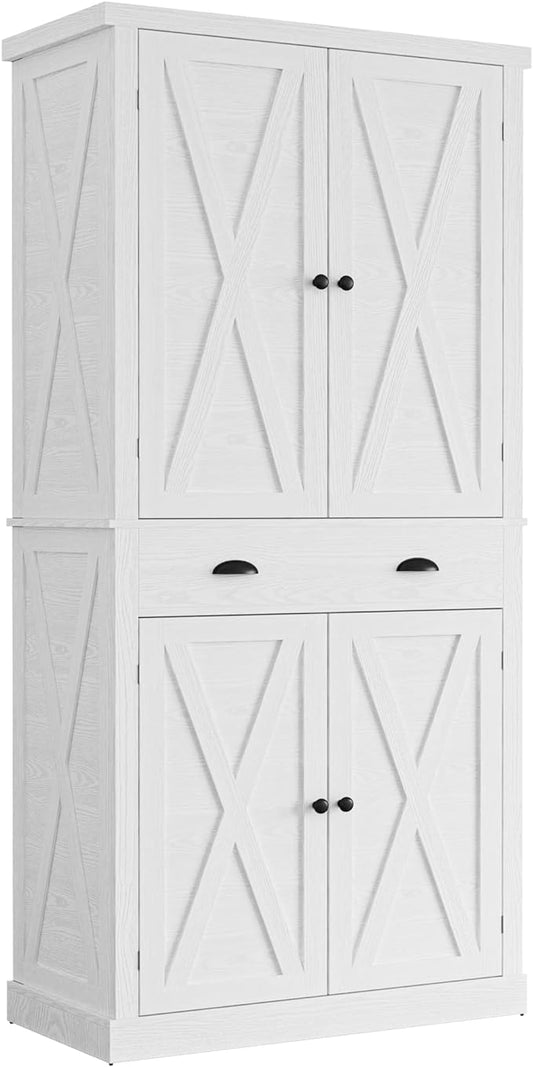 IRONCK Storage Cabinet with Drawers and Doors for Living Room and Entryway | Open Shelves, Adjustable shelves, Organized essentials