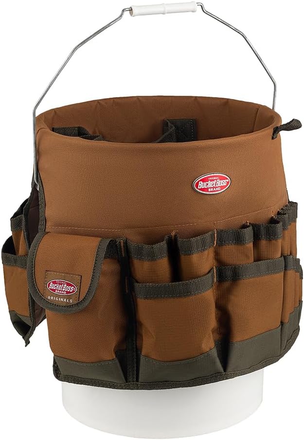 Bucket Boss The Bucketeer Bucket Tool Organizer in Brown, 10030 (Pack of 6)
