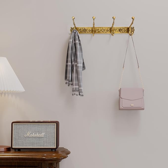 Coat Rack Wall Mount,Vintage Wall Hooks Coat Hooks Antique Towel Racks for Bathroom Entryway Bedroom Bathroom Clothes Heavy Duty,