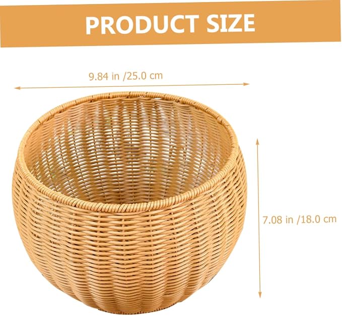Ciieeo Craftsmanship Large Space Multi-purpose Woven Storage Basket Decorative Basket