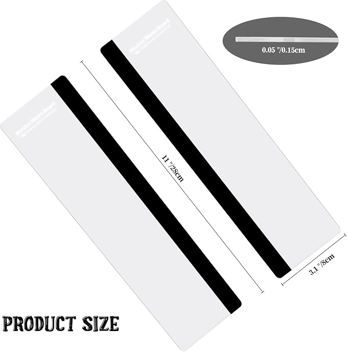 Office Desk Accessories 2pcs Computer Monitor Memo Board Office Supplies | Computer Monitor Memo Board Computer Sticky Note Holder