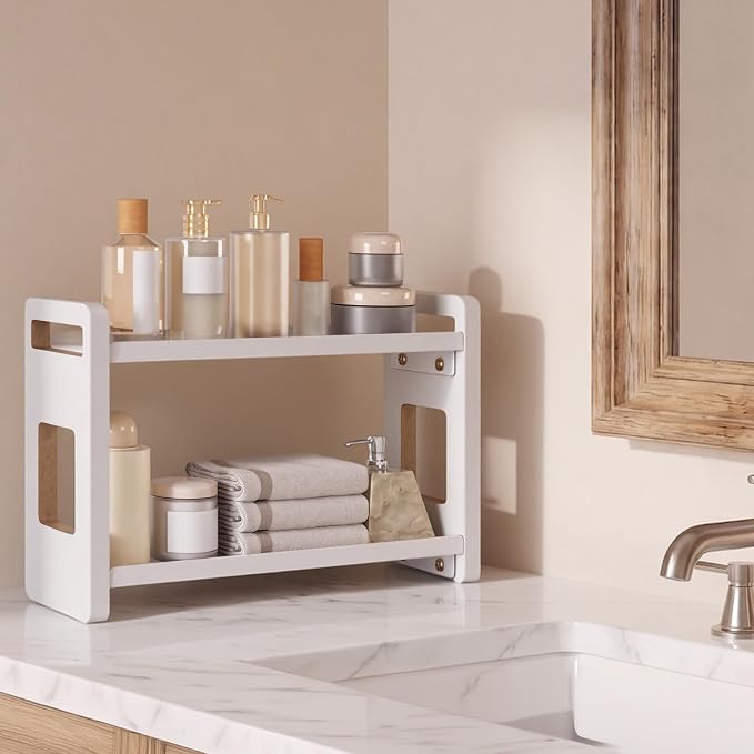 Bathroom Counter Organizer, Vanity Organizer, Perfume Organizer | Bathroom Organizers and Storage, Bathroom Sink Shelf, Countertop Organizer, Makeup Organizer, Cologne Stand