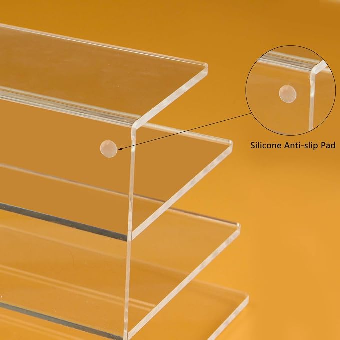 Tasybox Acrylic File Holder, File Sorter Desk File Organizer Desktop Rack | Clear Desktop File Organizer with 3 Sections, Desk Organizer Office Decor for Magazines, Files, Letters, Books, Mails