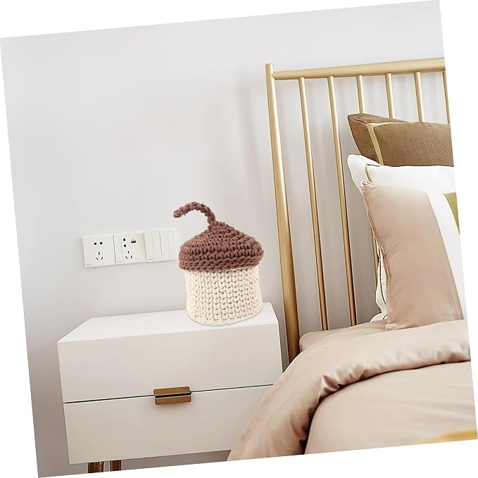 Healifty Woven Storage Basket Large Capacity Handwoven Cotton Rope Organizer for Home Kitchen Bathroom Decorative Plant Pot Holder Desktop Display