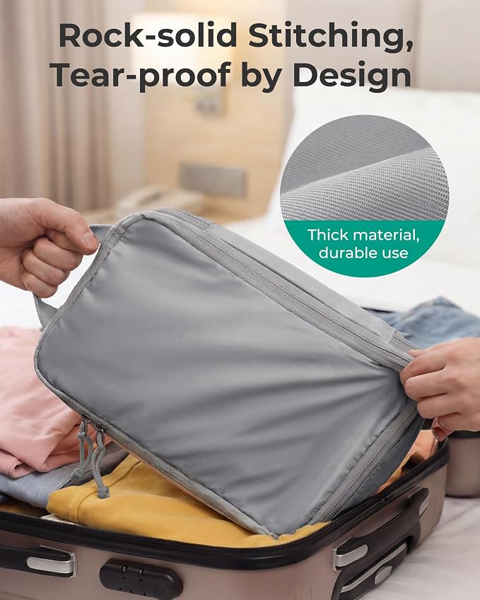 BAGSMART Compression Packing Cubes for Travel Essentials | 14 Set /6 Set /4 Set/2 Set, Lightweight, Durable