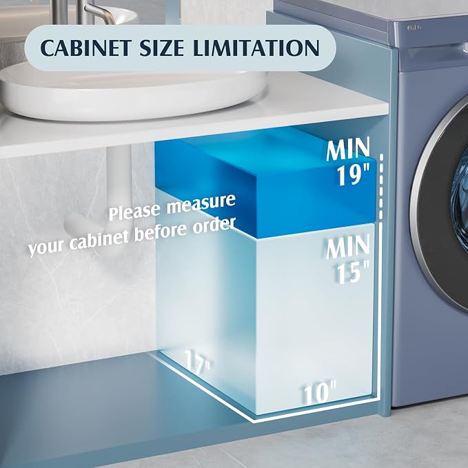VERIFOST Under Sink Organizer, 2 Pack Under Kitchen Bathroom Cabinet Organizer, 2 Tier Under Bathroom Kitchen Sink Organizer, Adjustable Height Bathroom Kitchen Cabinet Organizers and Storage, Green