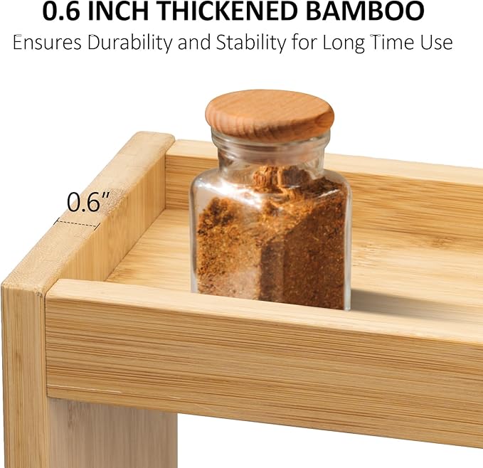 Over the Stove Spice Shelf for Kitchen,33" Over Stove Spice Rack Organizer | Stove Top Shelf, Stove Shelf for Back of Stove,Above Stove Shelf Spice for Kitchen