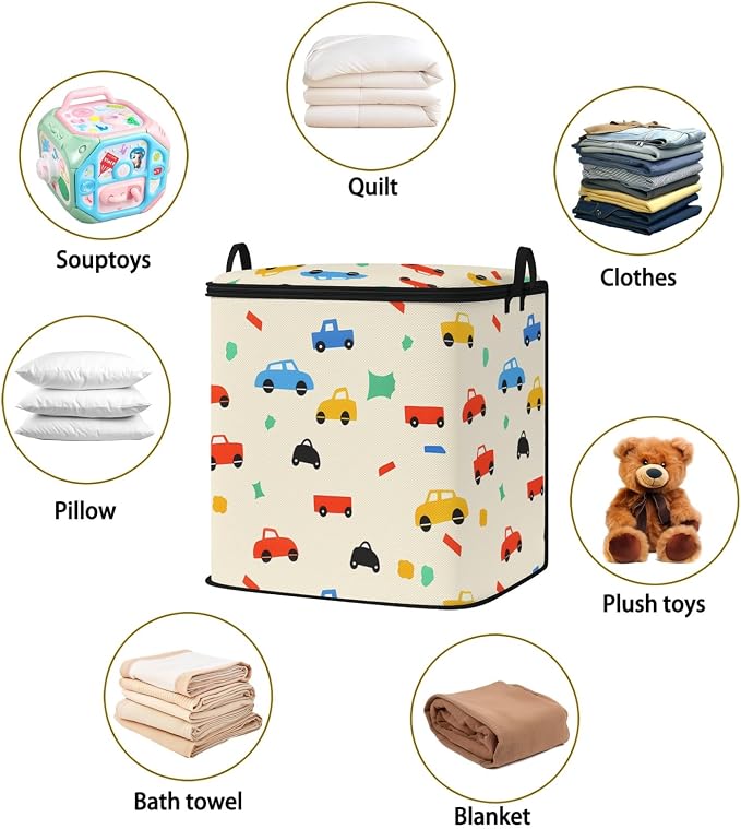 2pcs blanket storage bag for under bed,closet organizers 95L | quilt duvet sweater sheet bedding pillow clothes storage for closet,dorm moving essentials containers with portable handles