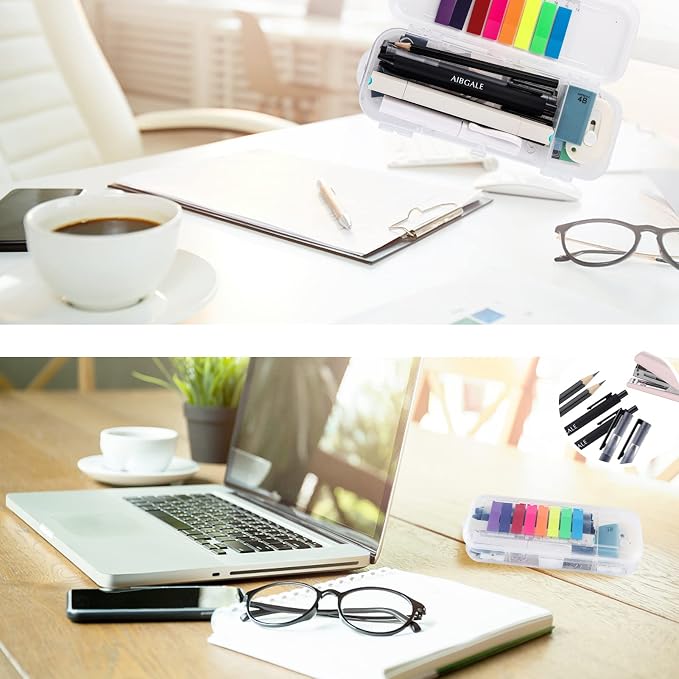 123 Pcs Office Supplies Kit with Desk Organizers, Office Stationery Set, Mini Office Supply Kit Includes Stapler, Paper Clips, Push Pins, Highlighters for Desktop Accessories Set, School Supplies