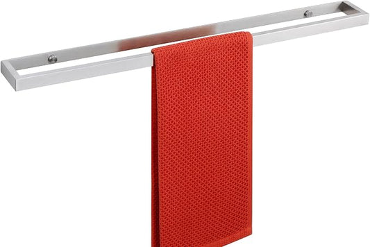 Alise 28 Inch Hand Towel Holder Towel Bar for Bathroom Wall Mounted,Brushed | Towel Hanger Towel Rack for Bathroom Lavatory,SUS304 Stainless Steel Towel Rail for Bath Kitchen, Non-adhesive Mount