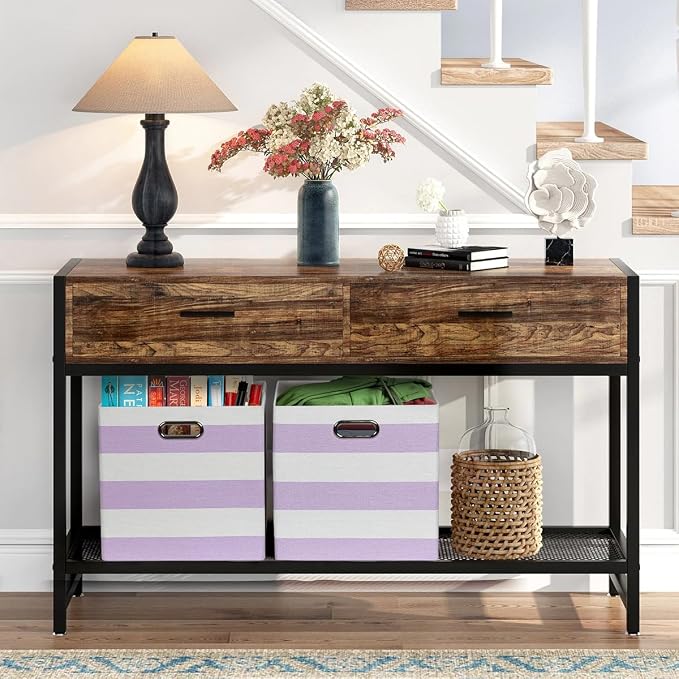 Posprica Storage Bins Storage Cubes,13×13 Collapsible Storage Boxes Containers Organizer Baskets for Nursery,Office,Closet,Shelf - 4pcs,Purple-white Striped
