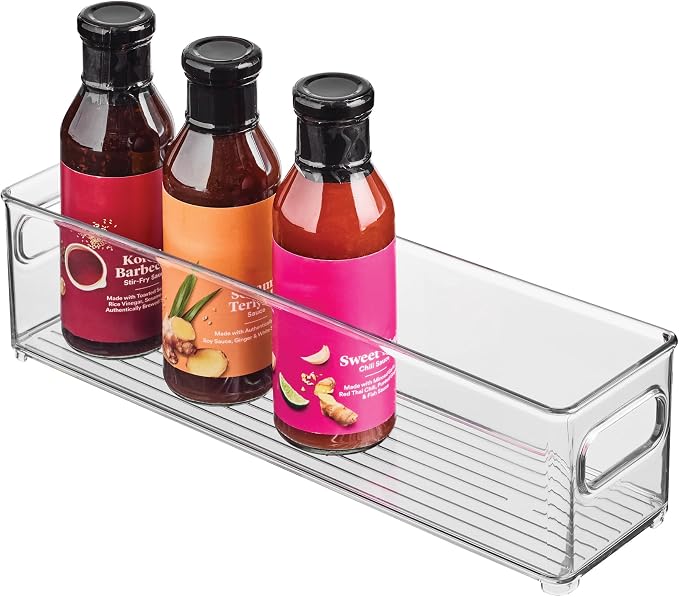 InterDesign Refrigerator and Freezer Storage Container – Deep Organizer Bin for Kitchen, Clear | Deep Organizer Bin, For Kitchen