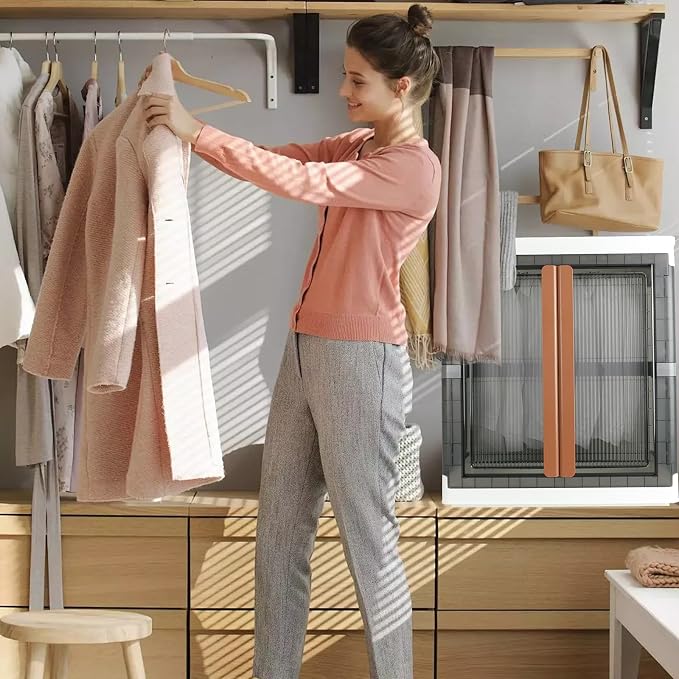 Wardrobe, Closet, Collapsible Storage Cabinet, Useful Box with Large Capacity, 37.5 Gal (142 L), Stackable on Box (19 Gal), Easy Storage of Clothes, Installation Free