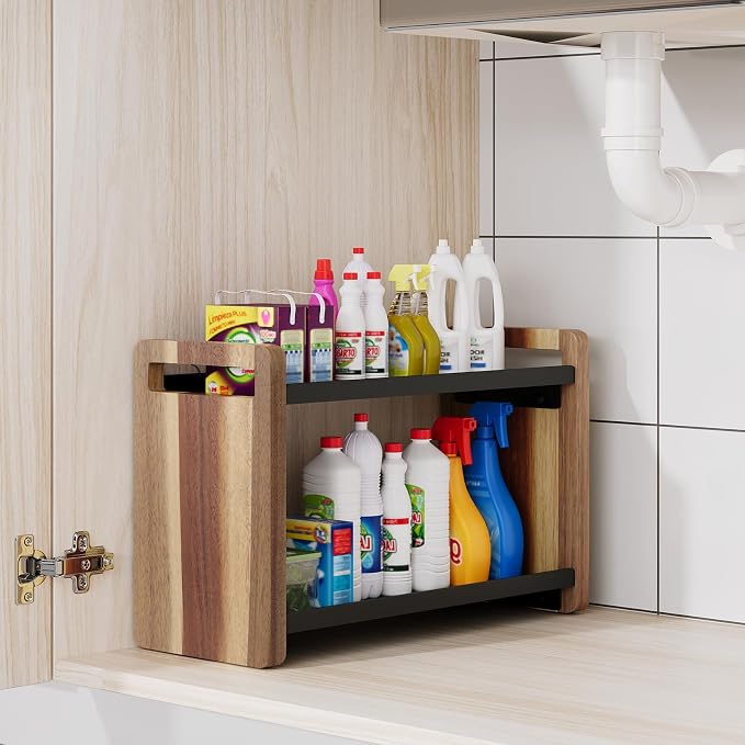 Bathroom Counter Organizer, Bathroom Sink Organizer, Vanity Shelf | Bathroom Organizers and Storage, Bathroom Countertop Organizer, Counter Shelf, Cologne Stand, Perfume Stand, Bathroom Decor