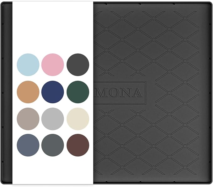 URMONA 22" x 22" Waterproof Silicone Mat in Multiple Sizes & Colors, Under Sink Mat for Kitchen & Bathroom, Pet Food Pad for Dogs & Cats, Kitchen Cabinet Liner, Multi-Purpose for Storage(Black)