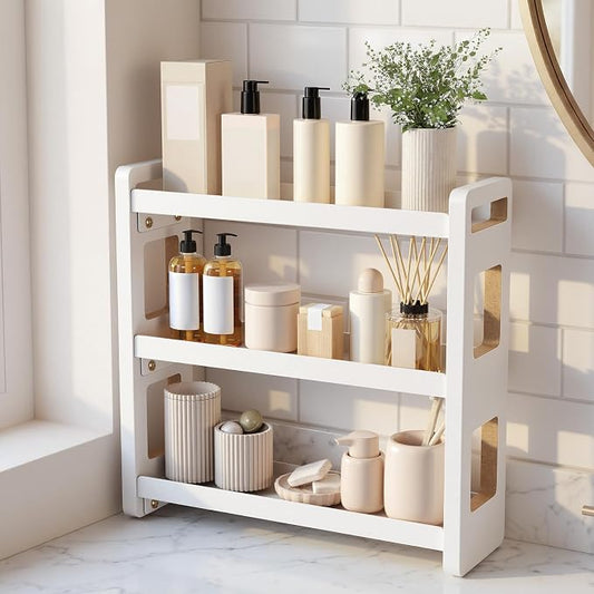 Bathroom Counter Organizer, Vanity Organizer, Perfume Organizer | Bathroom Organizers and Storage, Bathroom Sink Shelf, Countertop Organizer, Makeup Organizer, Cologne Stand