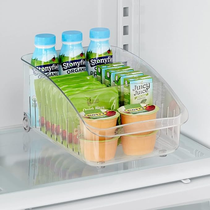 YouCopia RollOut Fridge Drawer 8”, Adjustable Bin Refrigerator Organizer