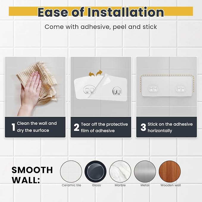 OMAIRA 3-Pack Shower Caddy with Soap Holder, Adhesive Rustproof No-drill Strudy Loading Inside Shower Organizer Shelves Rack Storage Bathroom Organization for Smooth Wall Glass Tile, (Gold)