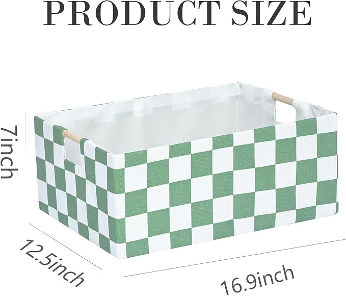 Storage Bin for Shelves Rectangle Closet Baskets Foldable Box with Handles, Gray Storage Bins, Storage Boxes for Home Office Car Dormroom