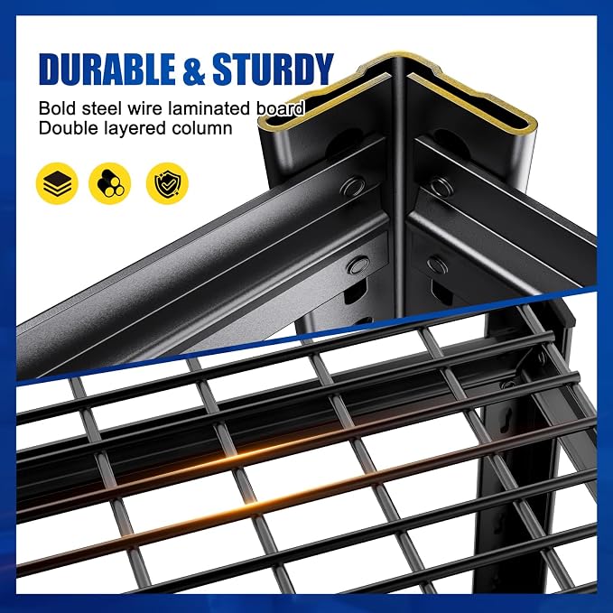 71.2" H-35.4" W Garage Shelving Heavy Duty Storage Shelves, Adjustable Metal Shelving Unit, Utility Garage Organizer Shelf for Basement, Pantry, Warehouse, Supermarket, 35.4" Wx15.7 Dx71.2 H