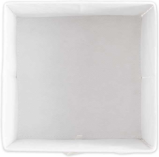 DII Non Woven Polyester Storage Bin, 11x11x5.5-inch, Starburst Gray, 2 Piece (Pack of 12)