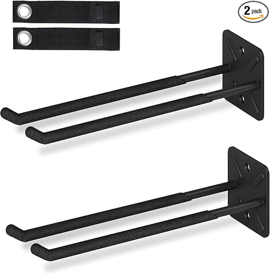 Garage Hooks, Heavy Duty Garage Hook, 12.4 Inch Wall Mount Hangers, Max Load 200 lbs Garage Storage Utility Hooks for Ladders, Chairs, Car Tires, Strollers, Garden Tools, Perfect man's day gifts