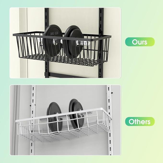 Mefirt 9-Tier Over The Door Pantry Organizer, Pantry Storage & Organization | Pantry Hanging Organizers and Storage, Adjustable Heavy-Duty Metal for Home & Kitchen, Back of Door Seasoning Rack