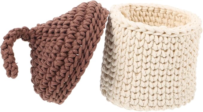 ABOOFAN Woven Storage Basket Large Capacity Decorative Box for Boho Room Decor Home Decor