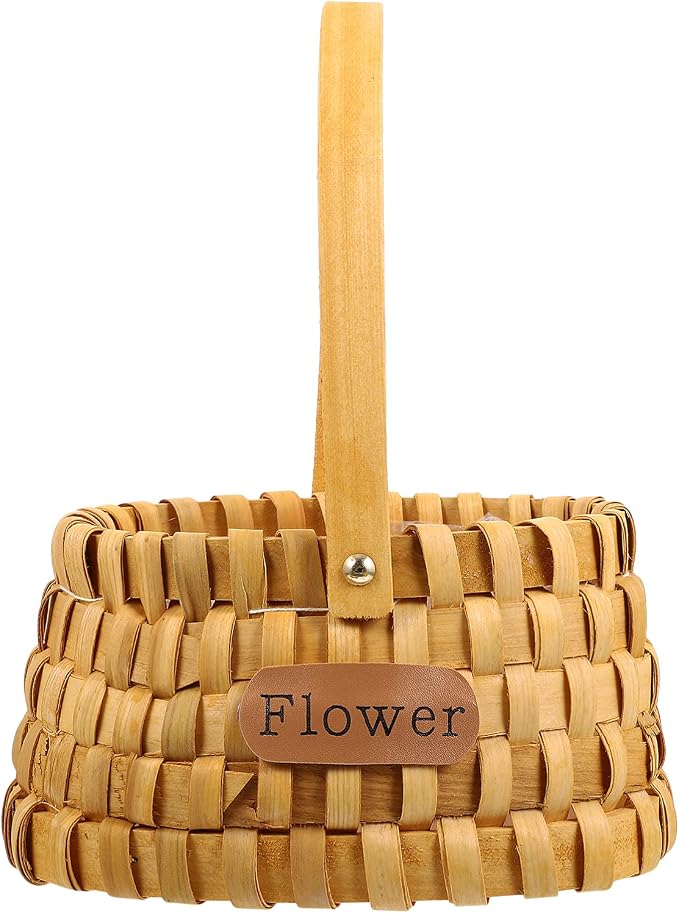 1pc Woven Basket for Home Decor Storage for Flowers Fruits and Chemical Design Elegant Shape for Stylish Organization
