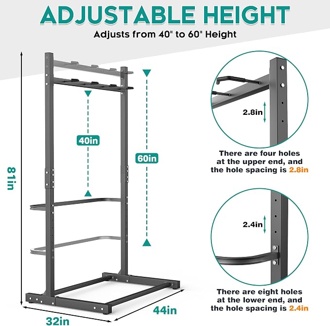 EVERHANGER Freestanding Bike Rack, Vertical Bike Rack Stand for Garage, Bicycle Storage Organizer, Holds Up to 4 Bikes